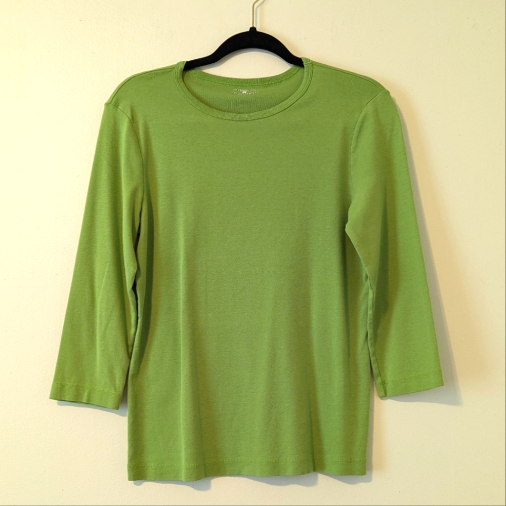 Jones‎ New York Green Tee Large